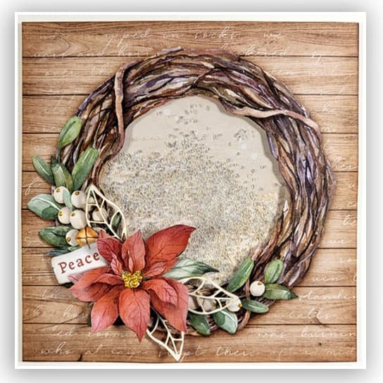 Die Cuts Self Adhesive Ephemera Stamperia - All Around Christmas