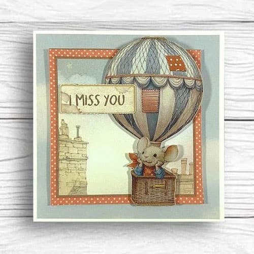 Schablon Stamperia - Family Patchwork - 20x25 cm