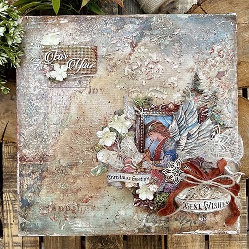 Card Collection - Christmas Greetings - Stamperia
