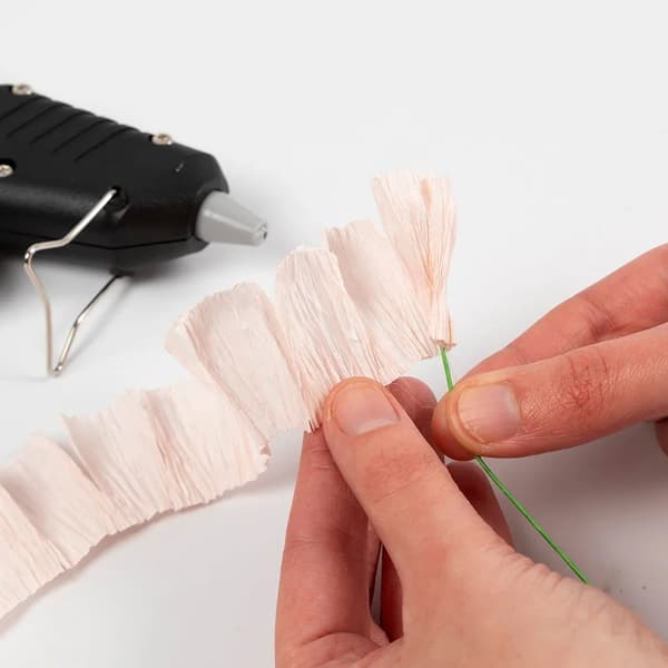 Mini DIY Pysselkit Kräppapper - Nejlika