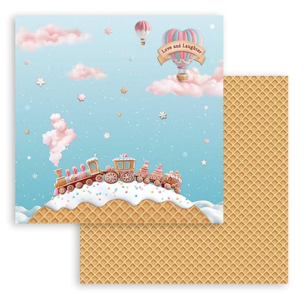 Paper Pad 8x8 Stamperia - Candy Christmas