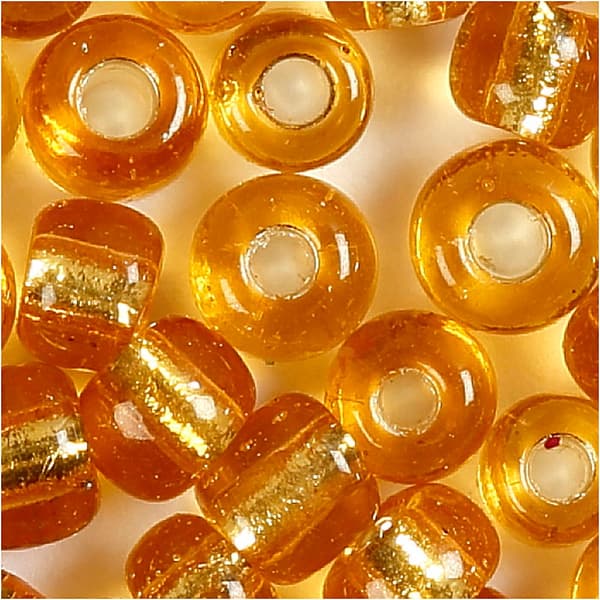 Seed Beads - 3 mm - Guld - 25 gram