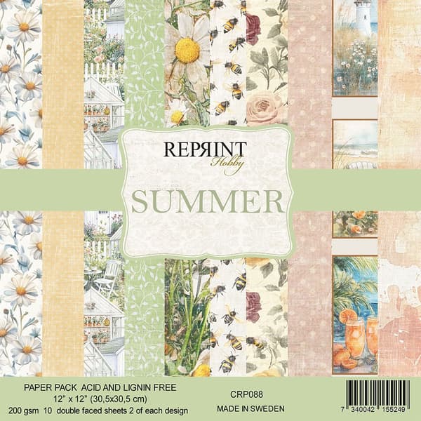 Paper Pad 12x12 - Summer - Reprint