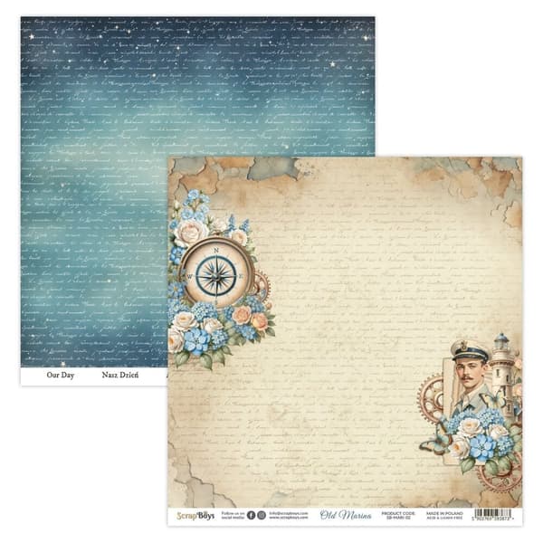 Paper Pad 12x12 - ScrapBoys - Old Marina