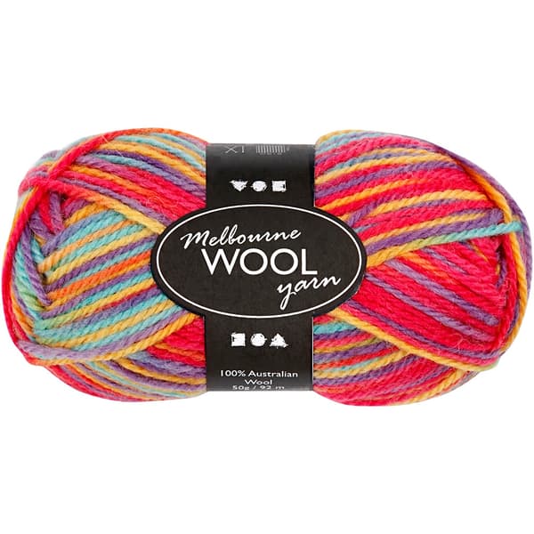 Melbourne Ullgarn - L: 92 m - Multicolour - Harmoni - 50 g