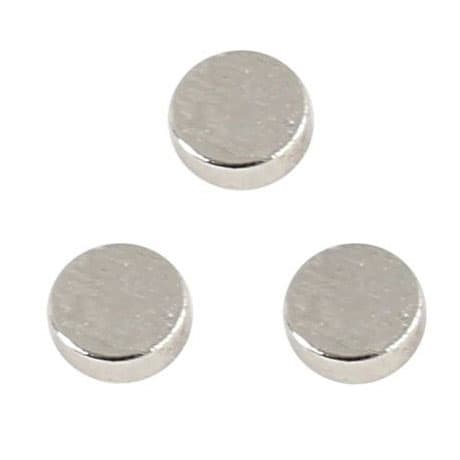 Powermagnet 10 mm - Tjocklek 2 mm - 10 st