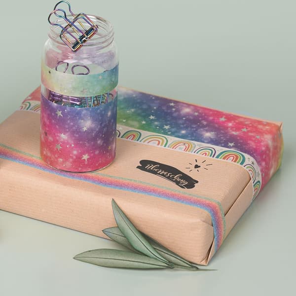 Dekorationstejp - Magic Rainbow - Heyda