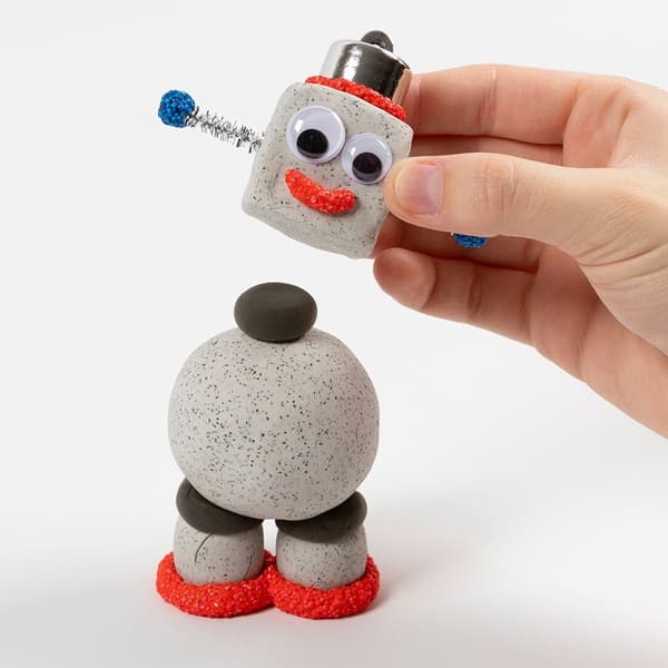 Mini DIY Pysselkit - Roboten Emil - Av Silk Clay Lera