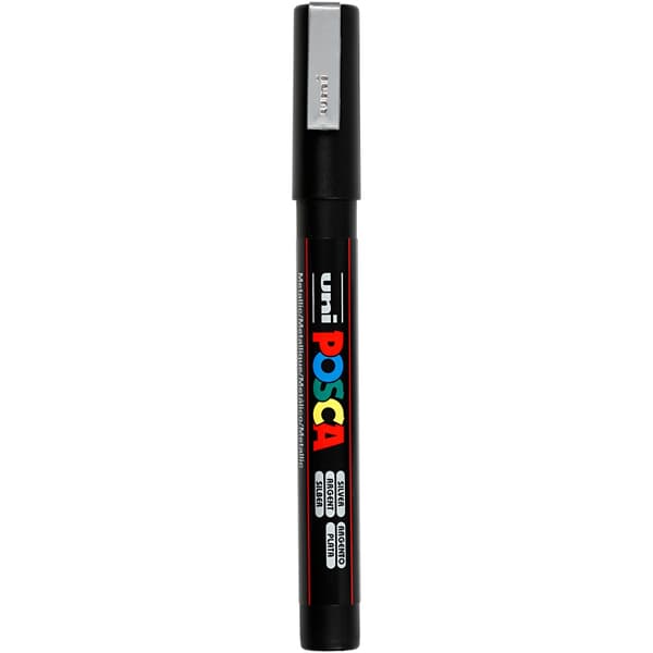 Posca Marker Fine Bullet PC-3M - Silver