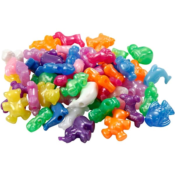 Figur Pärlor Djur - 55 gram - ca 35 st - Pärlemo