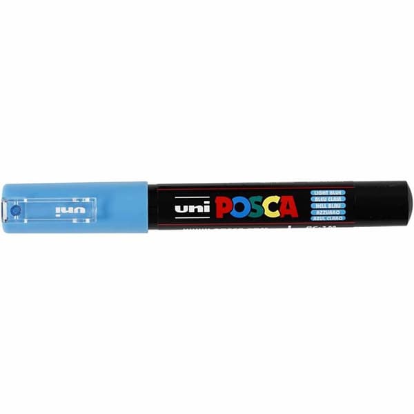 Posca Penna Extra Fine Bullet PC-1M - Light blue - 0,7 mm