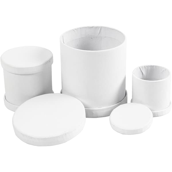 Trumaskar - Vita - 4+5+6,5 cm - 3 st