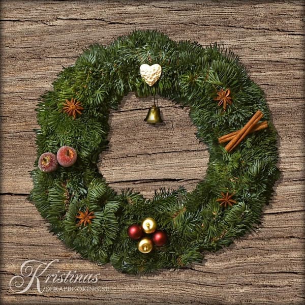 Frigolitring 30 cm - Platt Baksida - Styrolit Krans
