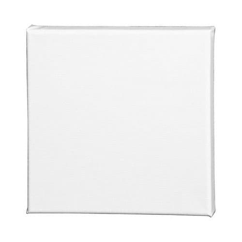 Canvas Målarduk - 20x20 cm - 360 g - Vit