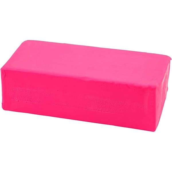Soft Clay Modellera - Neonrosa - 500 g