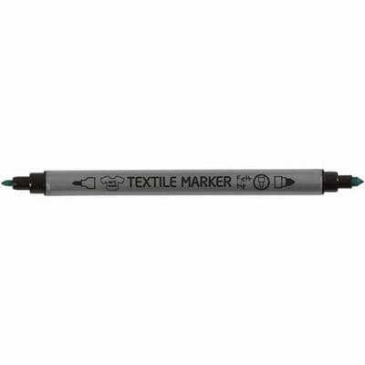 Textiltusch - 6 st - Basfärger - Spets 2,3 + 3,6 mm