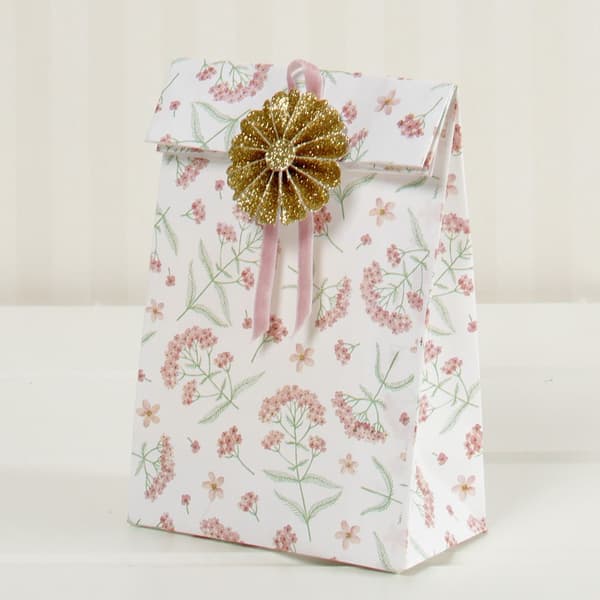 Presentpåsar 8 st - Vårblommor - H: 21 cm