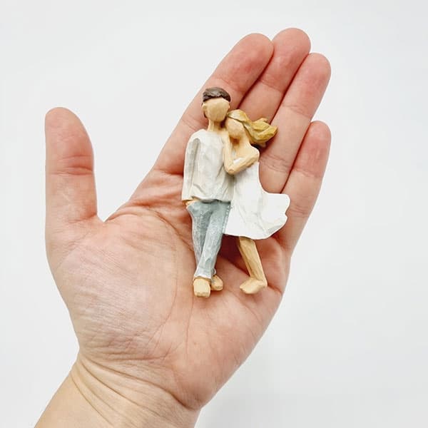 Kärlekspar I Miniatyr - Höjd: 8,5 cm