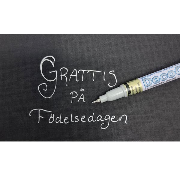 Silverpenna - Decocolor Extra Fine 0,8 - Liquid Silver