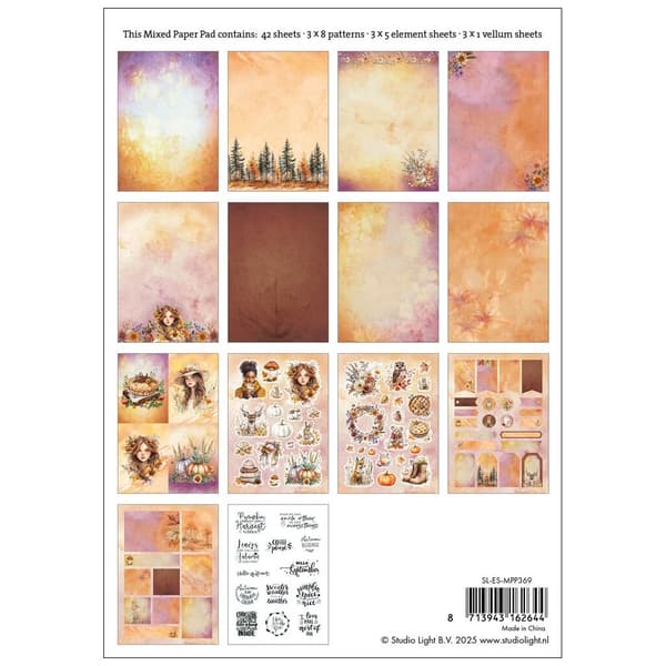 Paper Pad A5 - Studio Light - Cozy Autumn