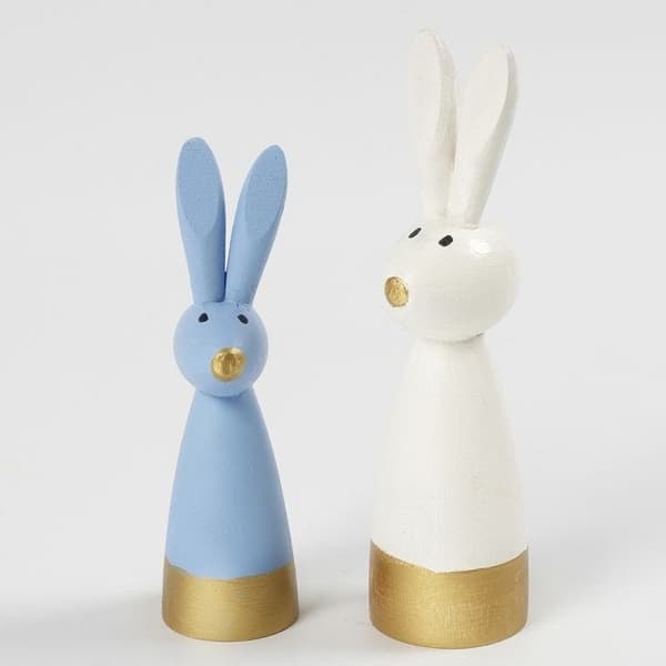 Harar - H: 12+14 cm - Poppel - 2 st