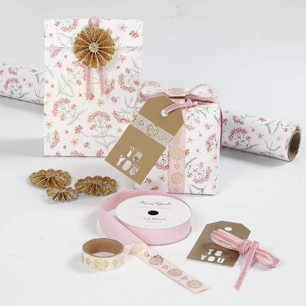 Presentpåsar 8 st - Vårblommor - H: 21 cm