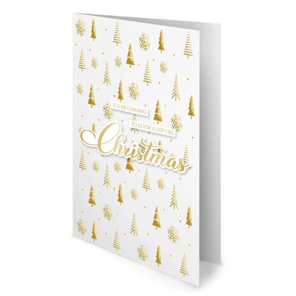 Paper Elements - Text & Quotes - Golden Christmas Sentiments - Studio Light