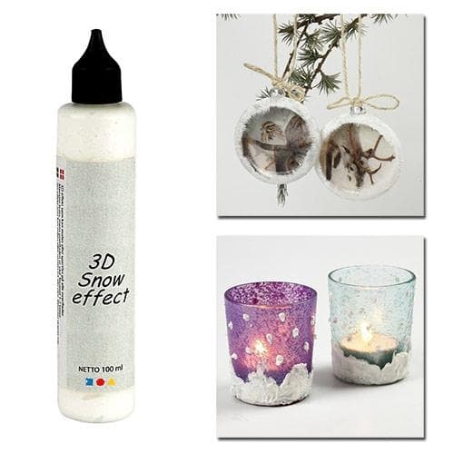 3D Snow Effekt - Snö Pasta - Dekorations Snö - 100 ml
