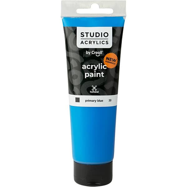 Creall Studio Akrylfärg - Täckande - Primary Blue (30) - 120 ml