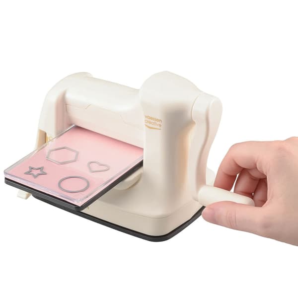 Stansmaskin Cut Easy Mini A7 White - Die-Cutting and Embossing
