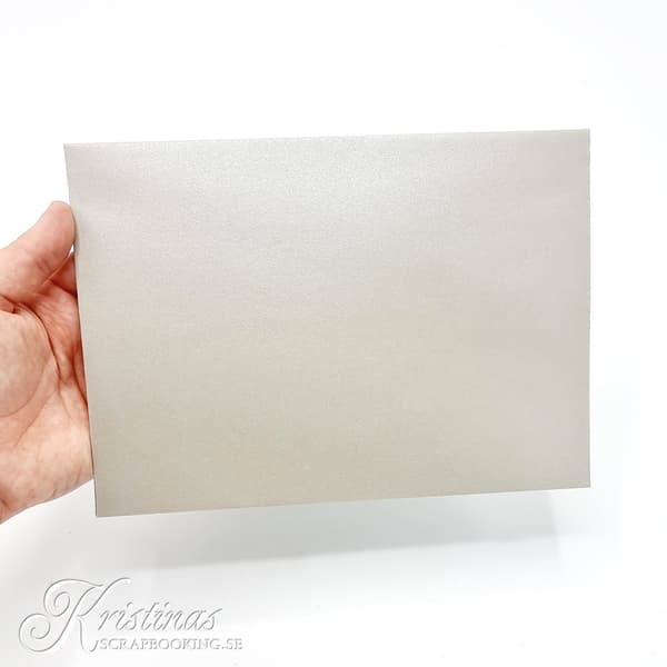 Kuvert C5 - Silver Pärlemo - 10 st - 150 g
