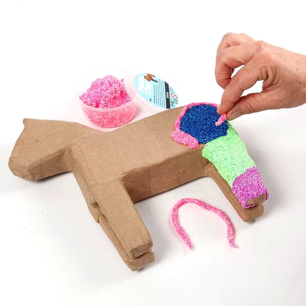 Papier Mache - Häst - H: 24,5 cm