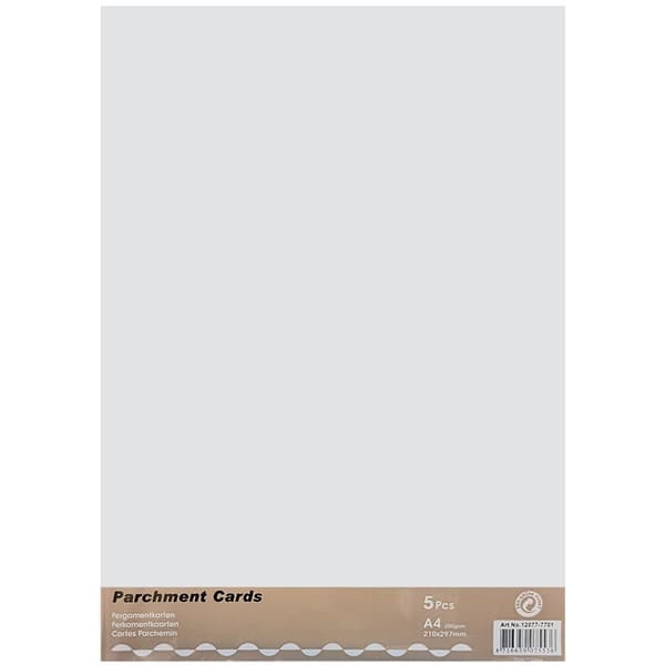 Vellum Vit - A4 - 200g - 5 ark