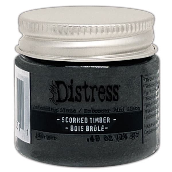 Distress Embossing Glaze - Scorched Timber