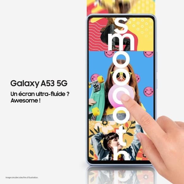 SAMSUNG Galaxy A53 128GB 5G Peach