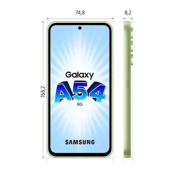 Samsung Galaxy A54 Smartphone 128 GB 5G Grön Single SIM - US-version (USA)