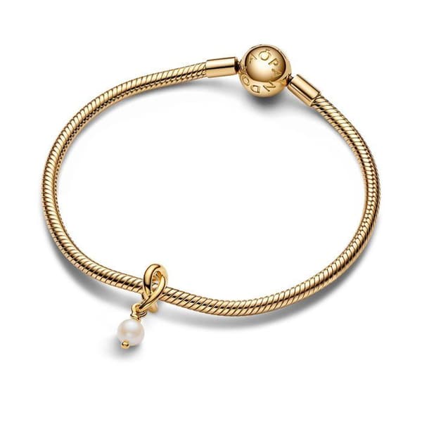 Pärla - PANDORA - 763462C06 - Guld - Ny