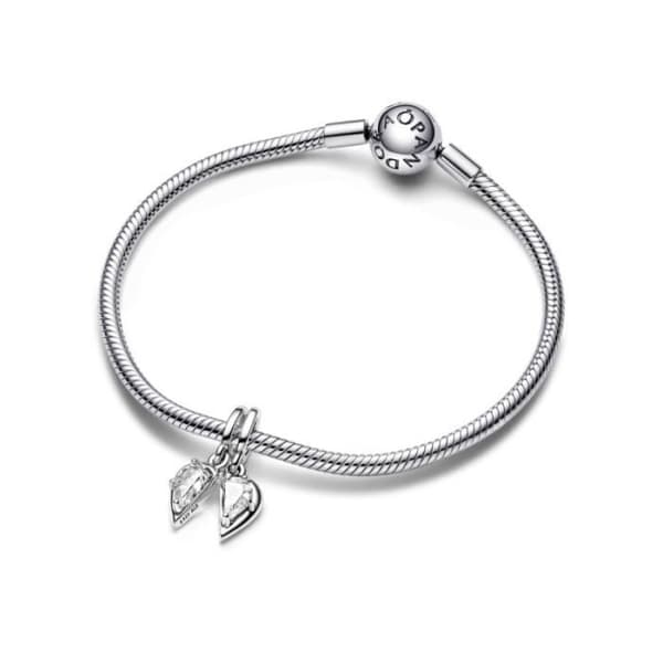 Berlockhänge - PANDORA - 792643C01 - Silver - Mor & dotter - Grå