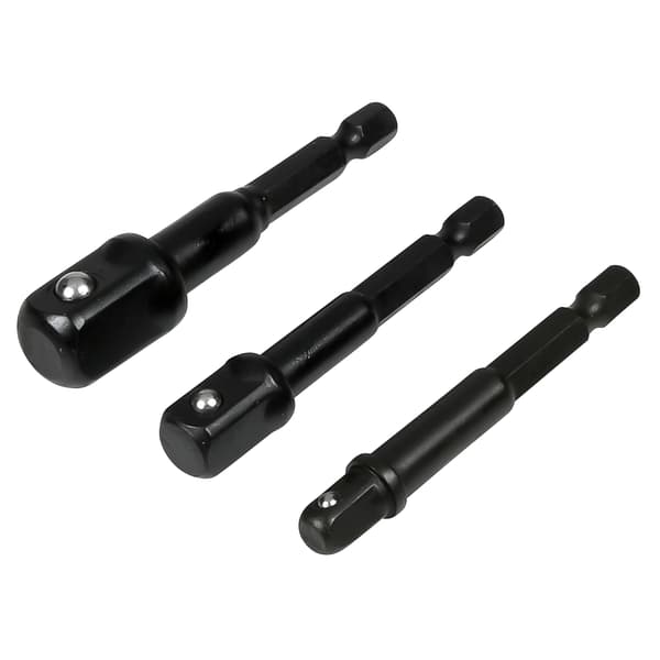Adapter bor til topnøgle 1/4-3/8-1/2\" x 70 mm