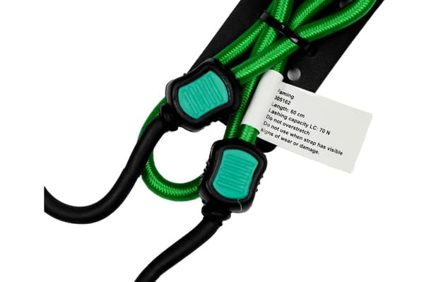 Bagasjestropp elastisk med 2 kroker 60 cm