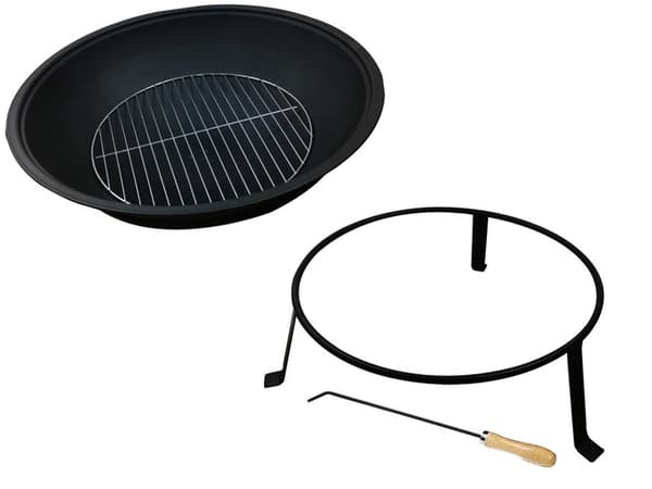 Eldstad / Eldfat med Grillgaller - 55 cm