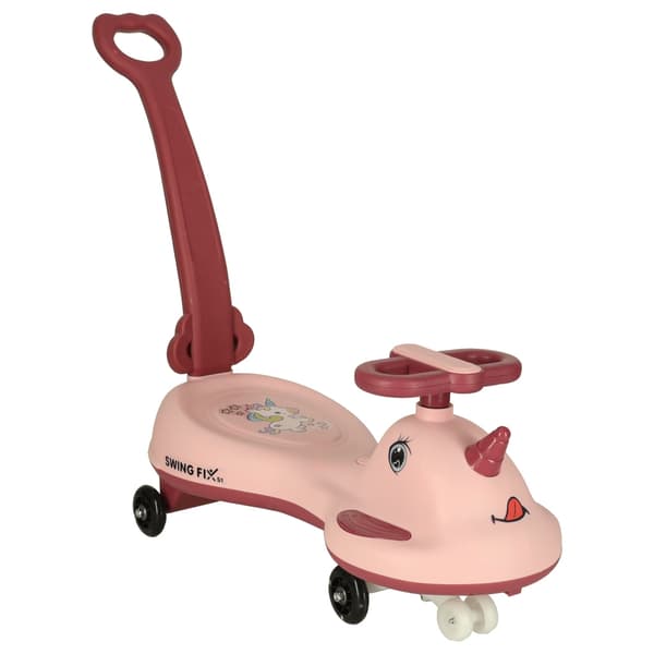 Gåbil med Håndtag - Pink