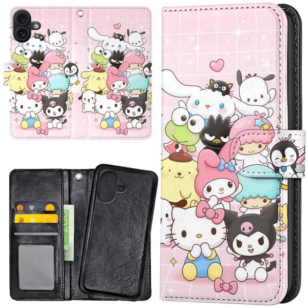 iPhone 17 - Lommebok Deksel Sanrio Kitty