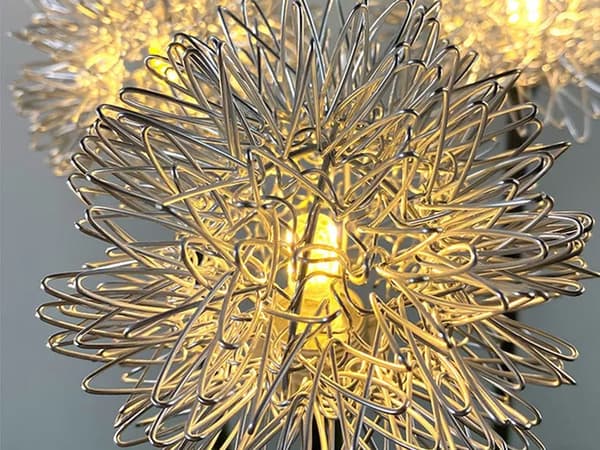 Solcellelampe LED fe på spyd 2 stk