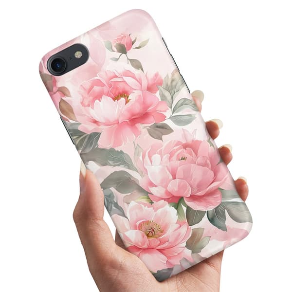 Deksel / Mobildeksel til iPhone 5 / 5S / SE - Flowers