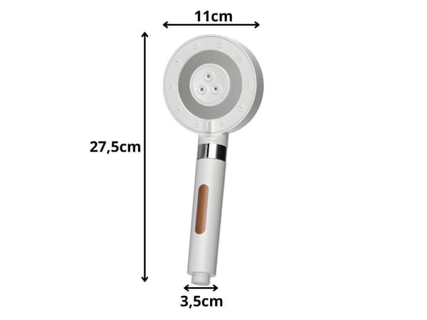 Duschhuvud 5 lägen kalkfilter spa