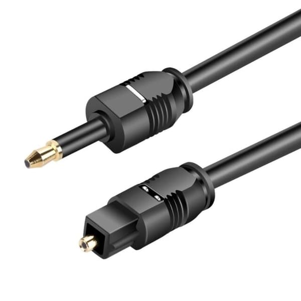 Guldbelagt Digital Optisk Lydkabel / Toslink-kabel - 2m