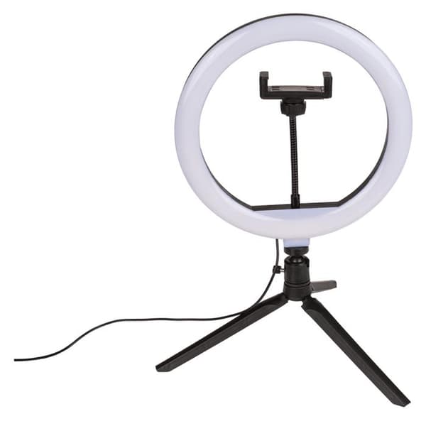 Selfie-lampe med Stativ til Mobil – LED