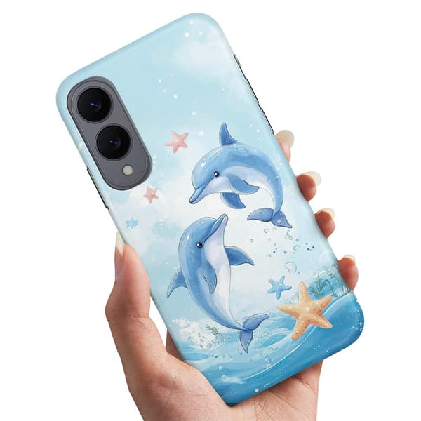 Deksel / Mobildeksel til Samsung Galaxy S25 Edge - Dolphins