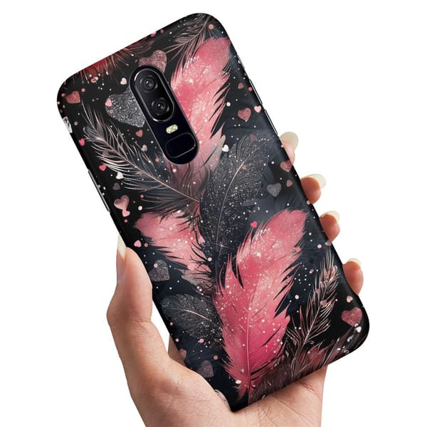 Deksel / Mobildeksel til OnePlus 8 - Feathers